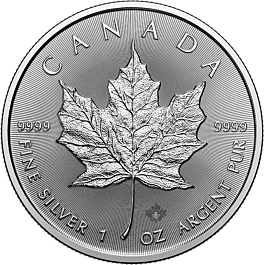 Maple Leaf 1 oz striebro 2026