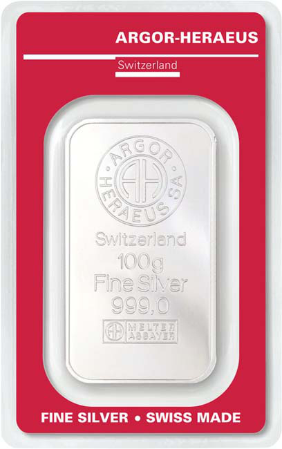 Investičné striebro 100g tehlička